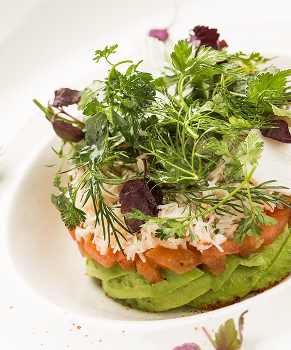 Recipe for crab meat with avocado and tomato | FAUCHON Paris