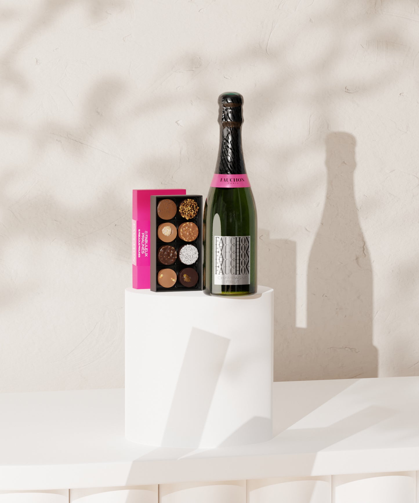 8 Pralinés & 37,5 cl de Bulles Fines