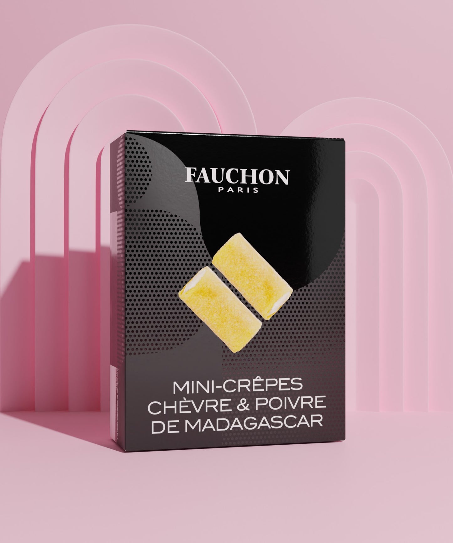 Mini-crêpes chèvre poivre de Madagascar