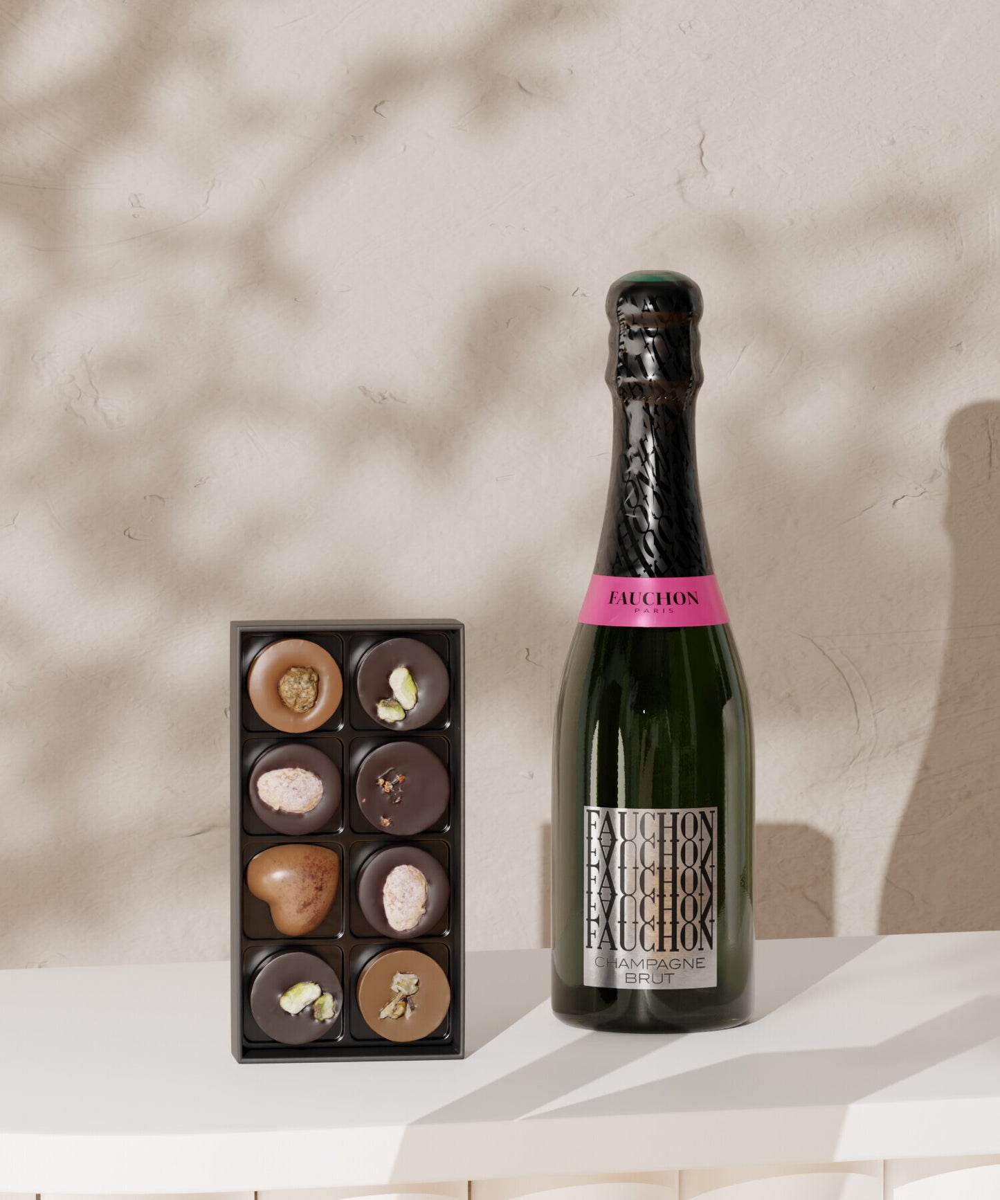 8 Pralinés & 37,5 cl de Bulles Fines