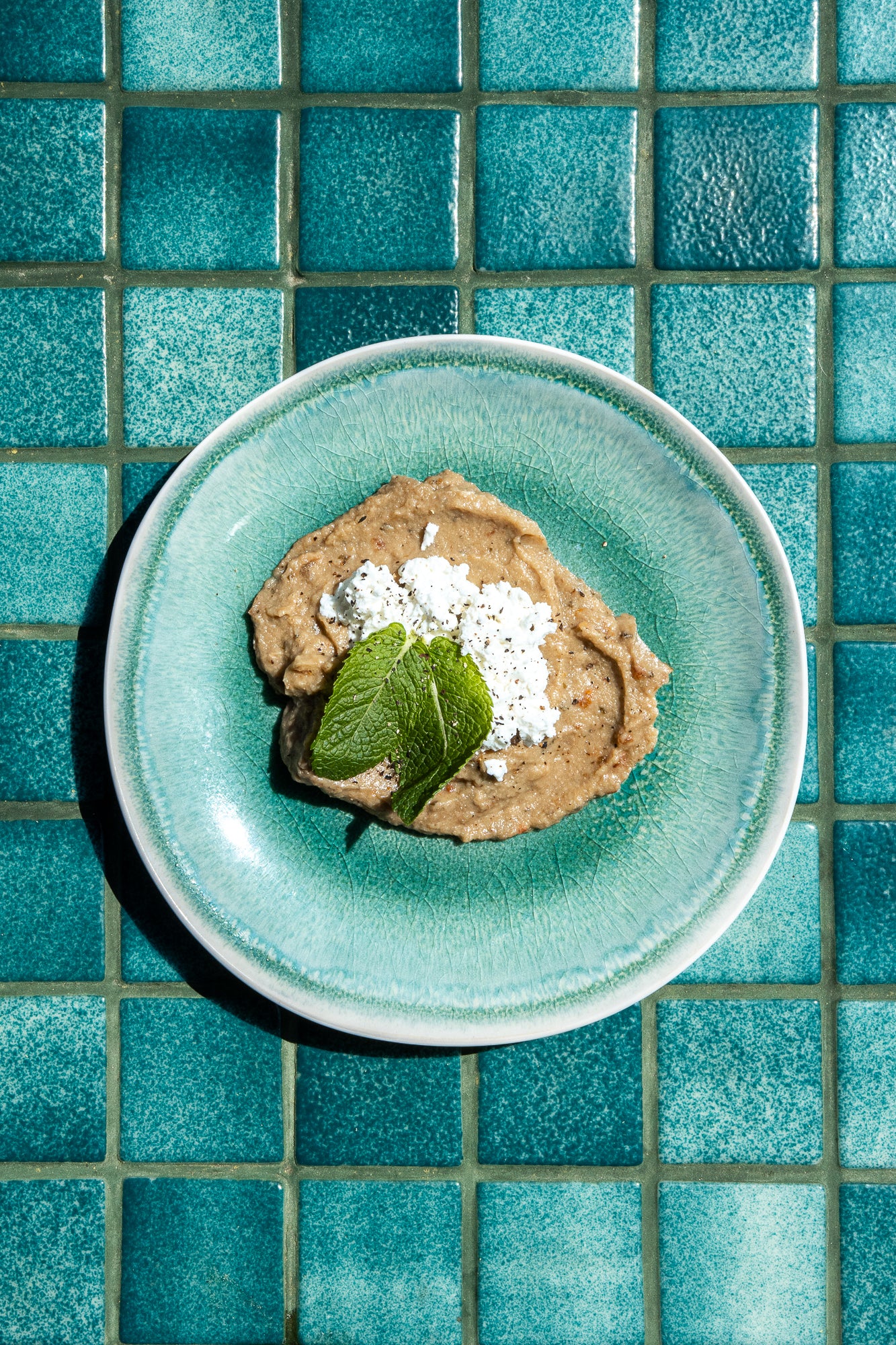 Tartinable aubergine ricotta & menthe