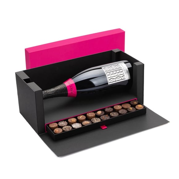 Magnum Box of Champagne and Chocolates