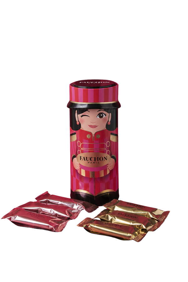 Miss FAUCHON lace crêpes in milk and dark chocolate
