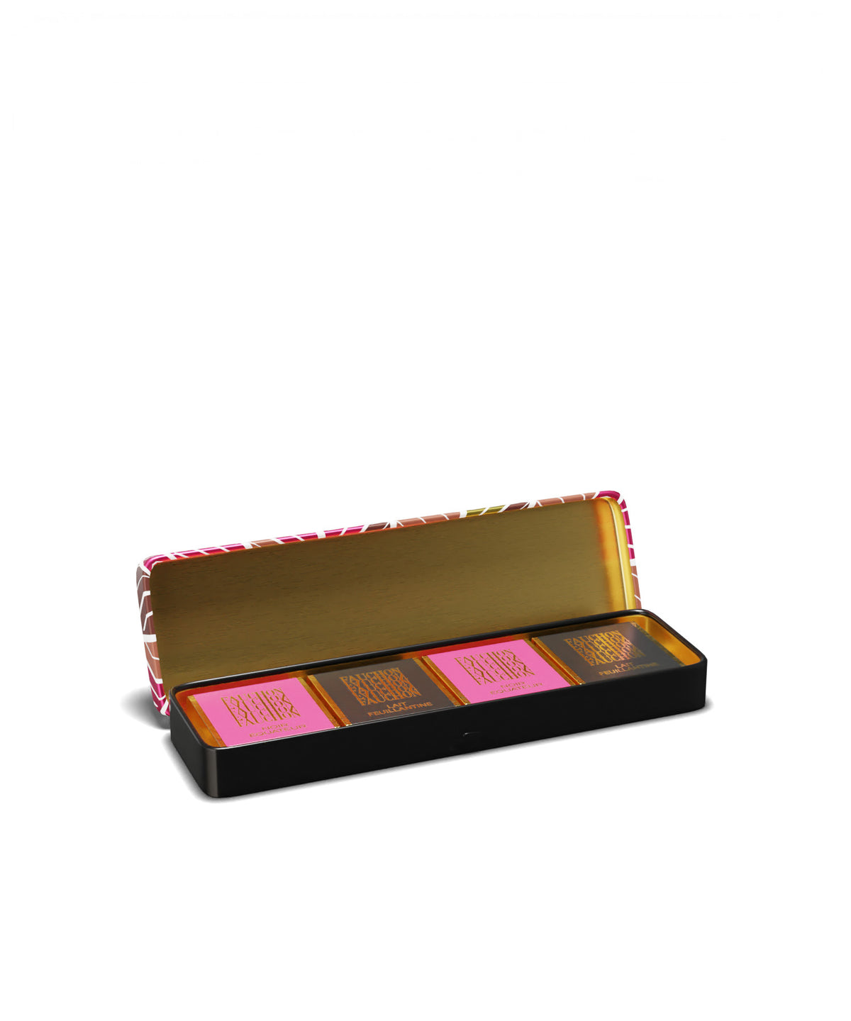 12 carrés de chocolat noir et lait
