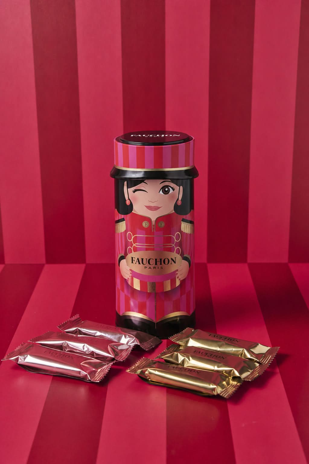 Miss FAUCHON de crêpes dentelle au chocolat au lait et noir