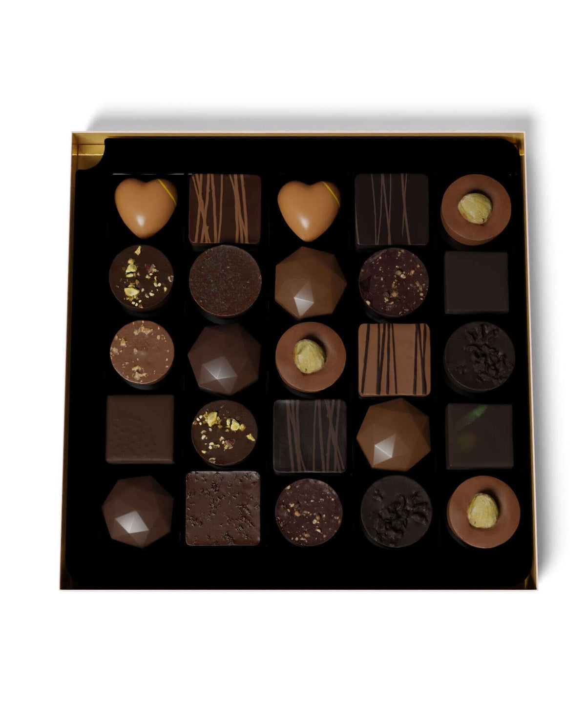 Écrin FAUCHON 25 chocolats pralinés et ganaches