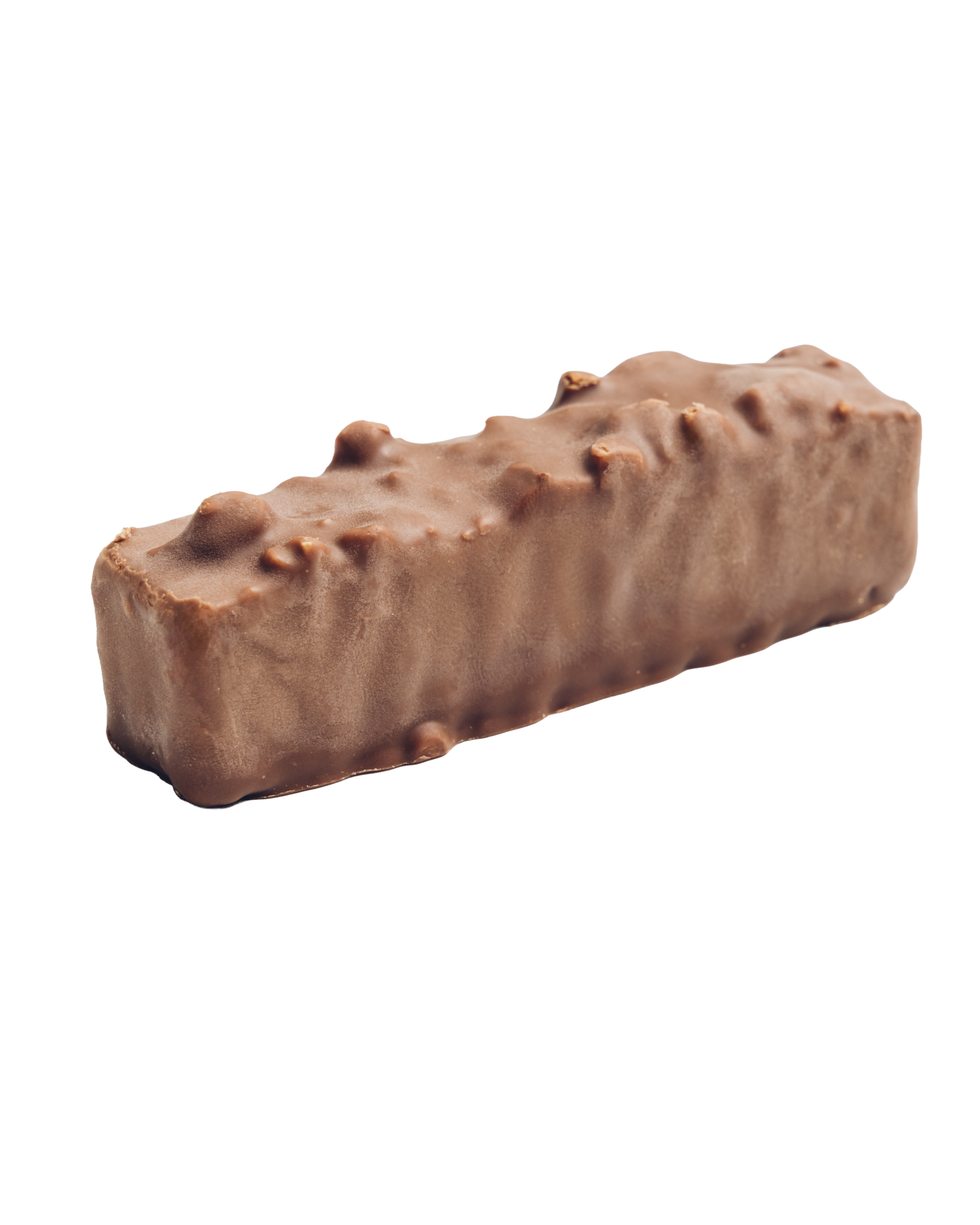 Barre de chocolat au lait fourrée praliné, noisettes et caramel au beurre salé