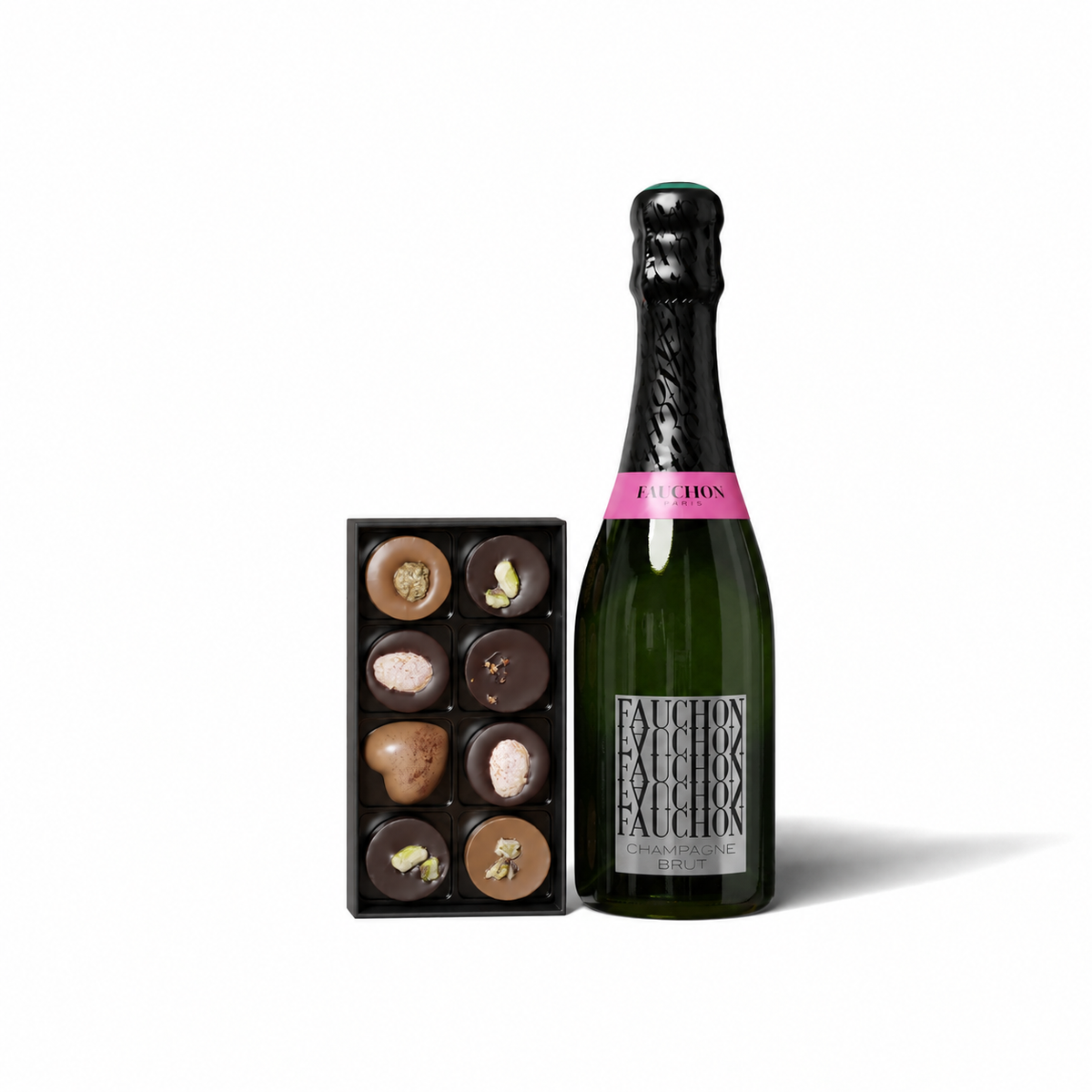 8 Pralinés & 37,5 cl de Bulles Fines