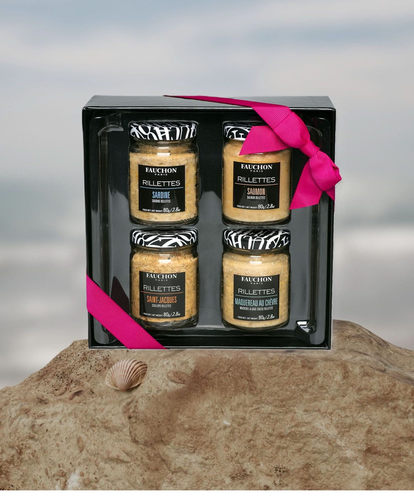 Coffret 4 rillettes de la mer