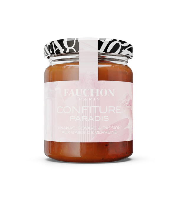 Confiture d’ananas, goyave & passion aux baies de verveine