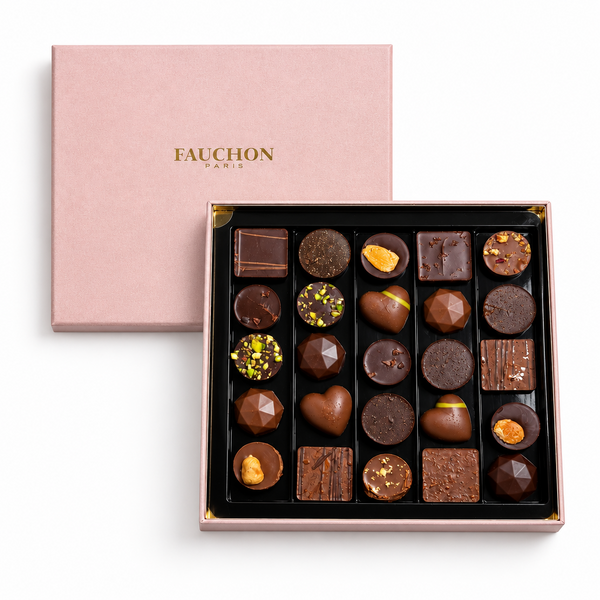 Écrin FAUCHON 25 chocolats pralinés et ganaches