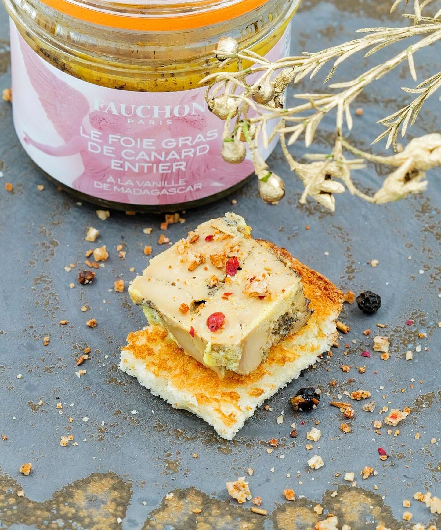 Foie gras de canard à la vanille de Madagascar