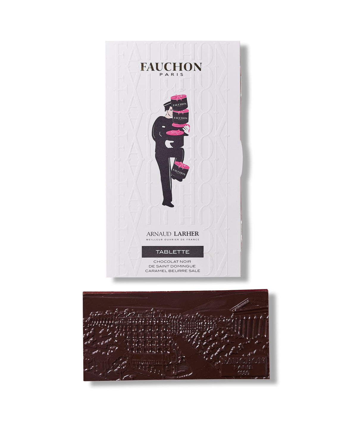 Santo Domingo dark chocolate bar with salted butter caramel