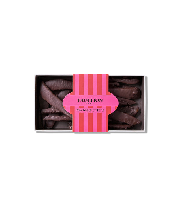 Orangettes in 70% Santo Domingo dark chocolate
