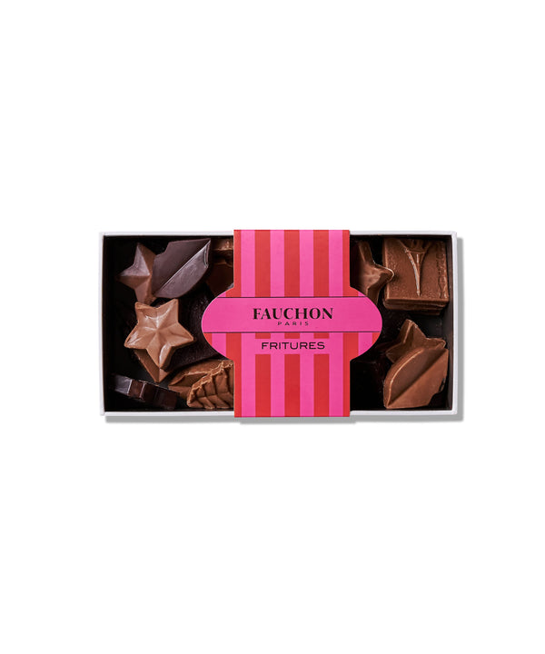 Christmas chocolate fritures – dark, milk & caramel