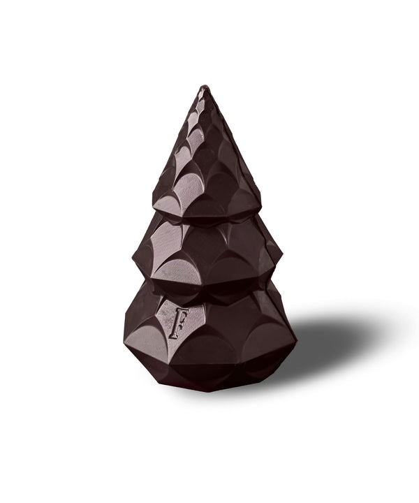FAUCHON Christmas tree made with 70% dark chocolate and Guérande sea salt praline