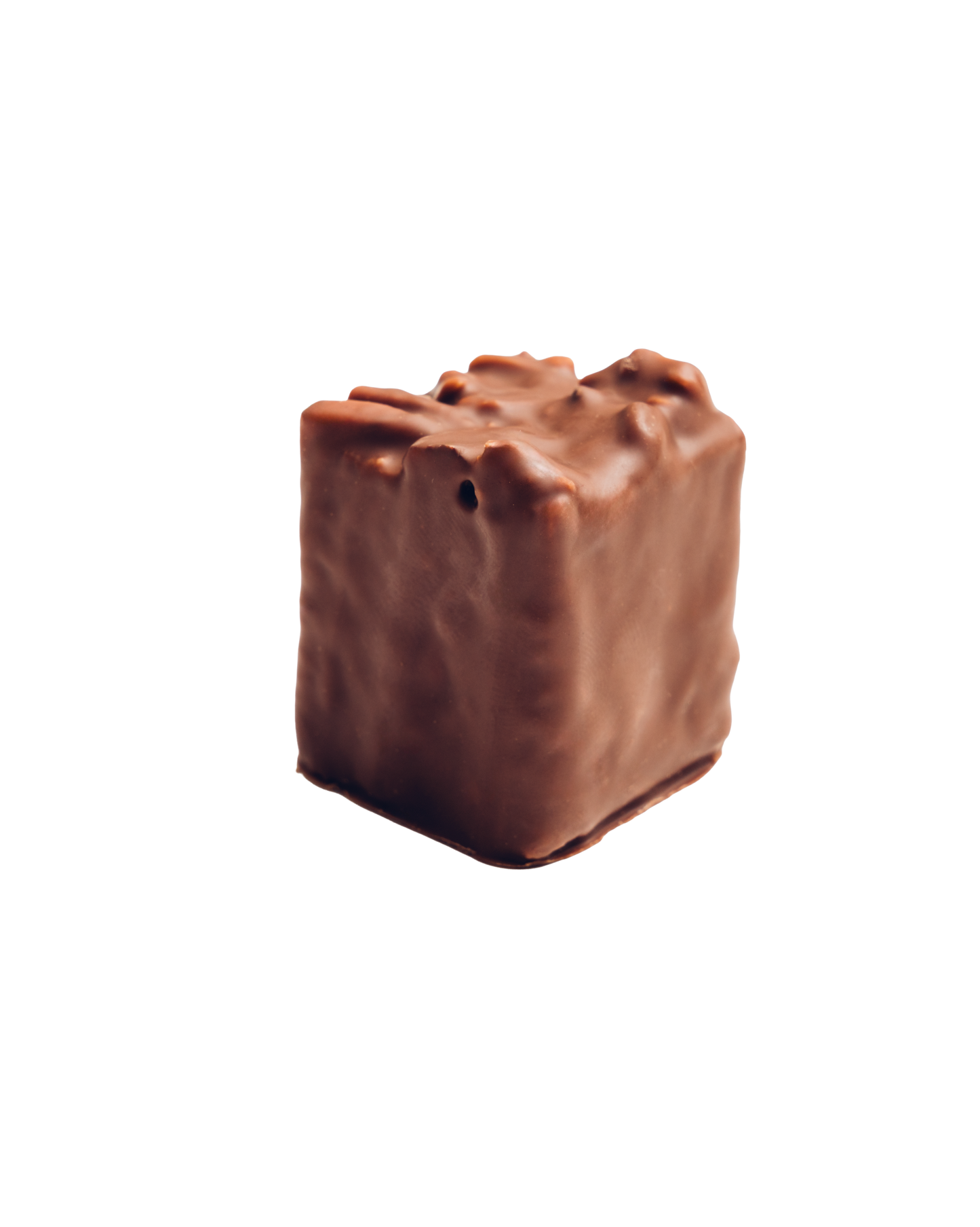 Old-fashioned praline bite, dark chocolate