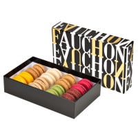 16 macarons FAUCHON design gift box