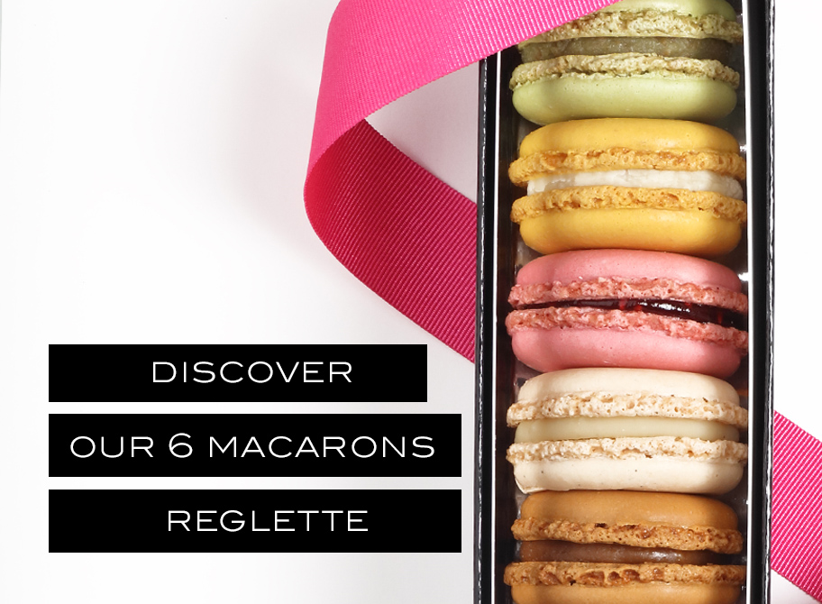 Discover our 6 macarons reglette